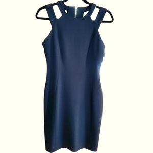Calvin Klein LBD Sleeveless Black Mini Cocktail/Wedding Dress Size 4